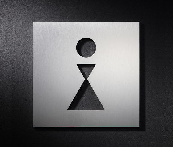 Hinweisschild WC Frauen | Symbols / Signs | PHOS Design