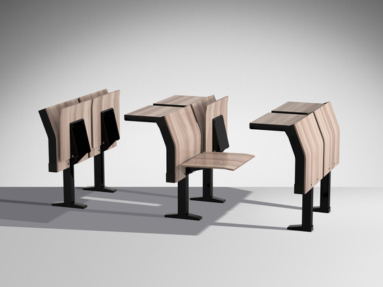 E4000 Tip-up writing table | Auditorium seating | Lamm