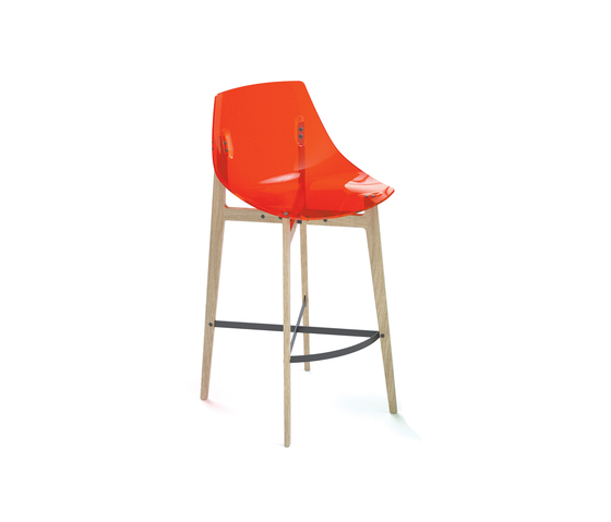 Aka Fluorescent orange | Sgabelli bancone | Skitsch by Hub Design