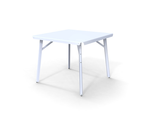 Dakar Table square white blue | Tavoli pranzo | Skitsch by Hub Design