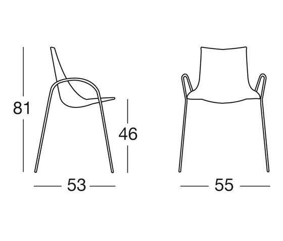 Wave armchair | Sillas | SCAB Design