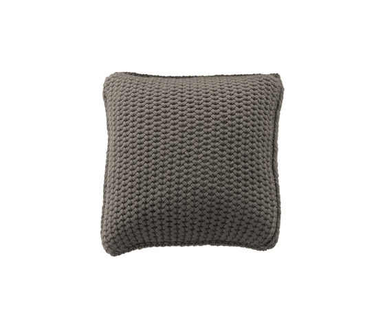 Natural Tricot cushion argilla | Coussins | Poemo Design