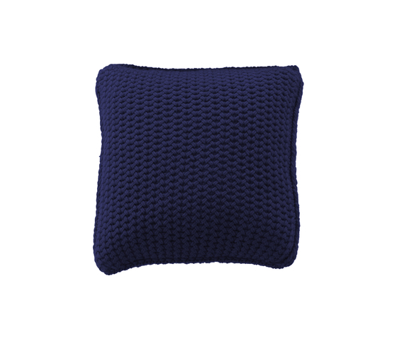 Natural Tricot cushion blu | Cushions | Poemo Design