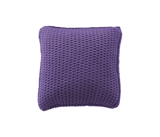 Natural Tricot cushion viola | Cushions | Poemo Design