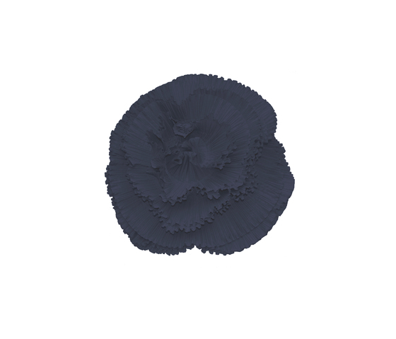 Rosa Plisse’ cobalto | Cushions | Poemo Design