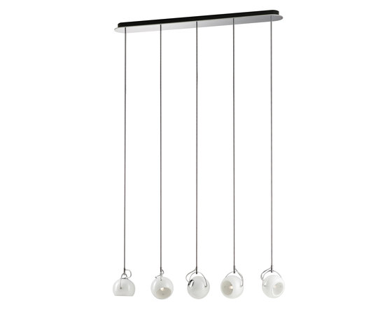 Beluga White D57 A23 01 | Suspended lights | Fabbian