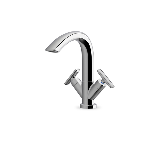 Curveprime | 2 handles basin one-hole mixer | Grifería para lavabos | LAUFEN BATHROOMS