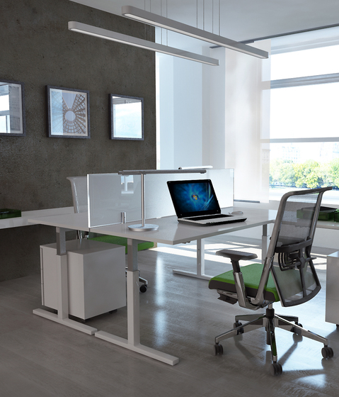 T_up desk system | Desks | Haworth