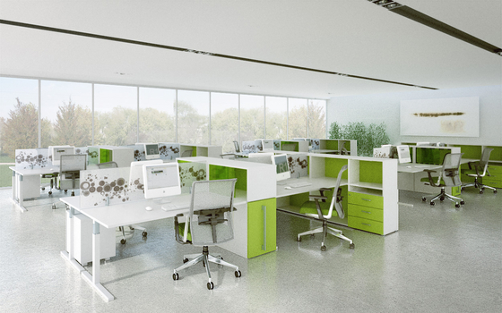 T_up desk system | Desks | Haworth