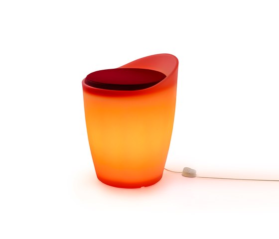 OTTO lighted stool indoor | Poufs | Authentics