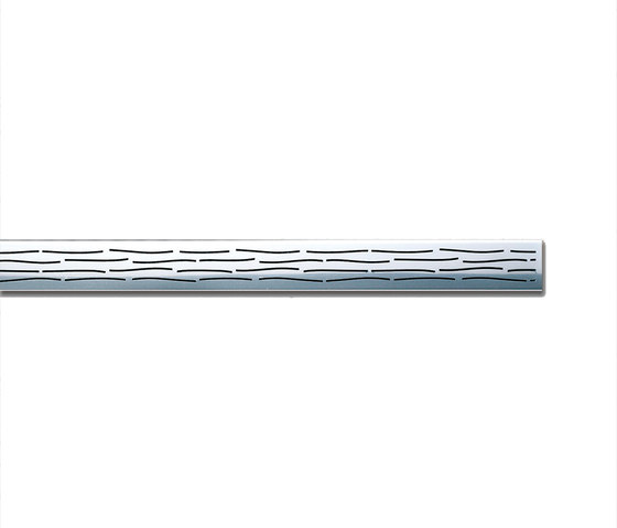 TECEdrainline shower channels stainless steel „organic“ | Linear drains | TECE