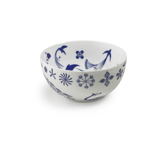 TABLESTORIES bowl 22 "Flower Peacocks" | Bowls | Authentics