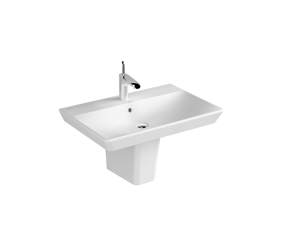 T4 Semi pedestal | Wash basins | VitrA Bathrooms