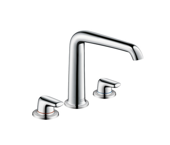 AXOR Bouroullec 3-hole basin mixer 195 with lever handles without pull rod DN15 | Wash basin taps | AXOR