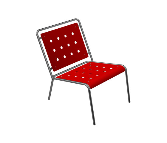 Stella Lounge Chair with four-leg base | Poltrone | BURRI