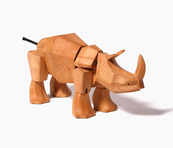 Simus the Wooden Rhinoceros | Objets | David Weeks Studio