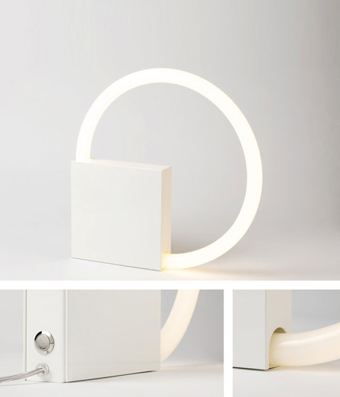 Cirkellamp White | Lámparas de sobremesa | boops lighting
