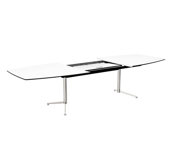 Spinal Table boatshape with extention | Tavoli pranzo | Paustian