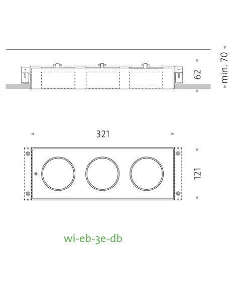 wi eb-3e db | Lámparas empotrables de techo | Mawa Design