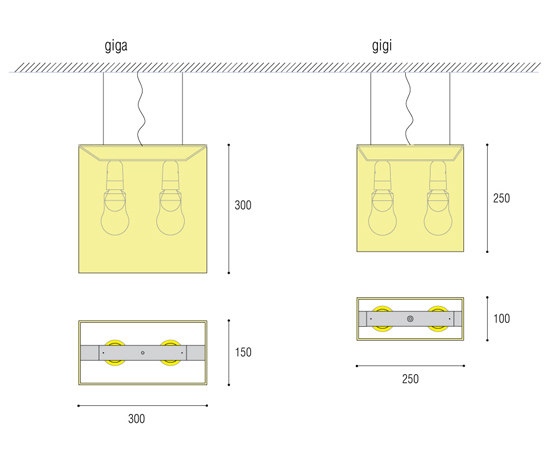 Giga-gigi Pendant | Suspended lights | QC lightfactory
