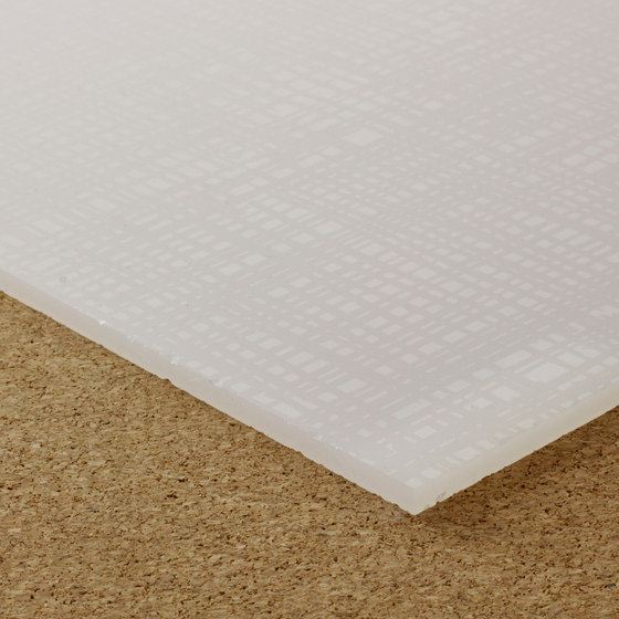 Translucent cast acrylic sheet, textured | Plastique | selected by Materials Council
