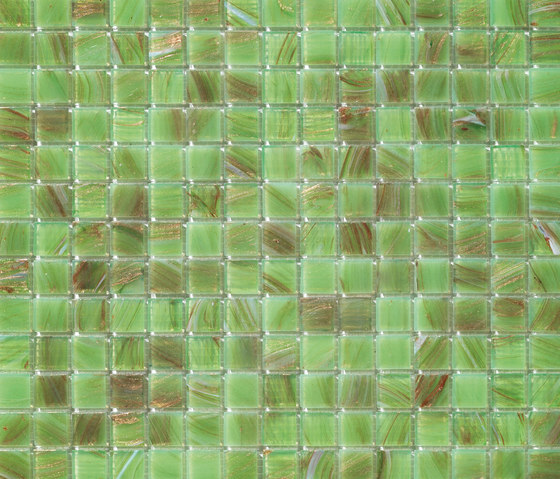 Aurore 20x20 Verde | Mosaïques verre | Mosaico+