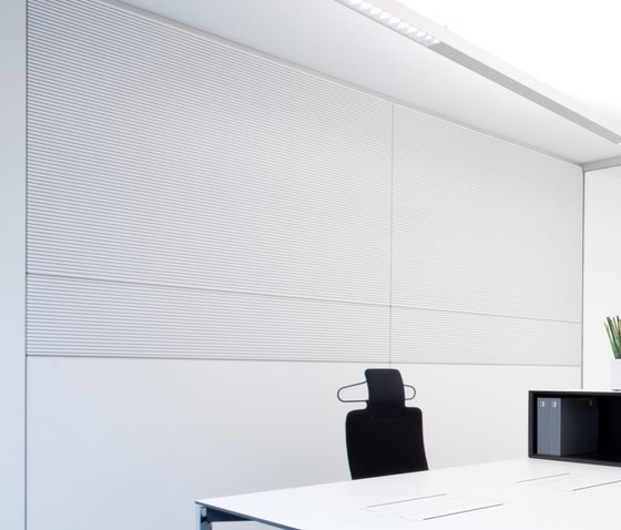 System 7000 Integrated partition wall absorber | Wall partition systems | Strähle