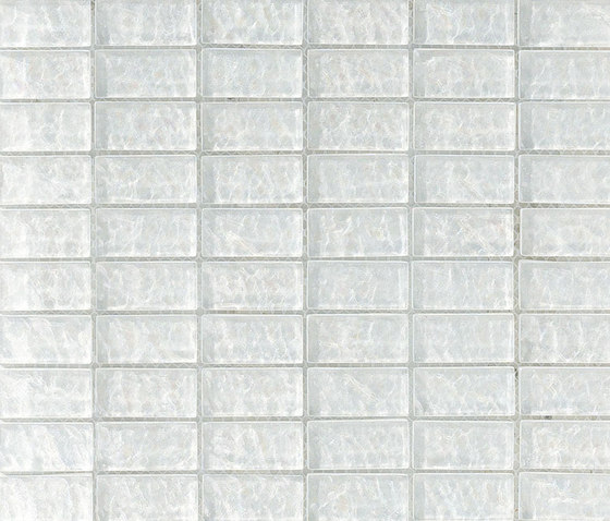 Onde 23x48 Biancopuro R | Mosaicos de vidrio | Mosaico+