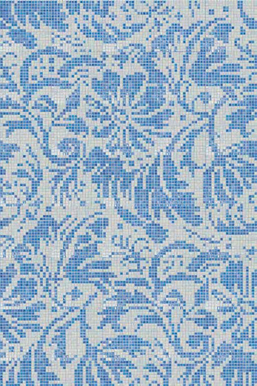 Studio Flowers Estate Azzurro | Mosaicos de vidrio | Mosaico+