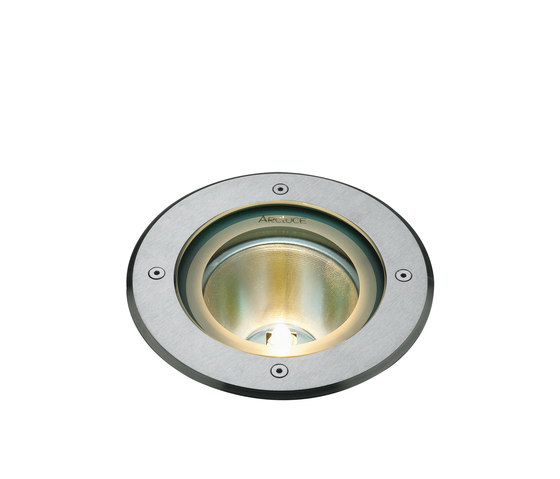 Inground 180 front ring flush with ground | Outdoor recessed lighting | Arcluce