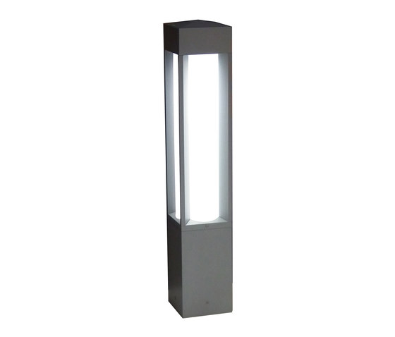 Quadrio 180 full light - with opalescent diffuser | Bollard lights | Arcluce