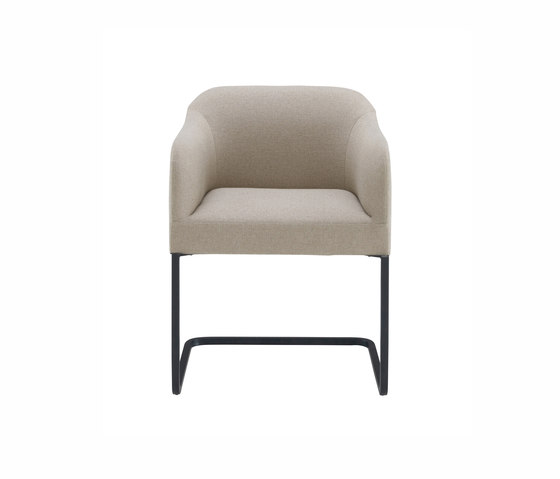 Luca Soft | Carver Chair Cantilevered Base | Chairs | Ligne Roset