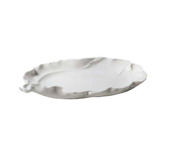 Naturofantastic - Large snack tray (white) | Plateaux | Lladró