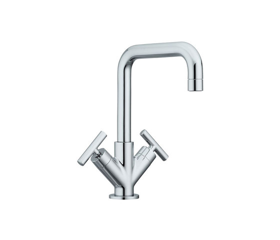 Twinprime | 2 handles basin mixer | Robinetterie pour lavabo | LAUFEN BATHROOMS
