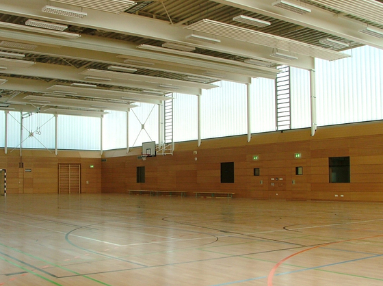 TIMax GL | Sporthalle Berlin | Transparente Wärmedämmung | Wacotech