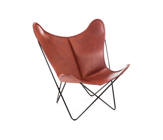 Hardoy Butterfly Chair Blank-Leder Cognac | Armchairs | Manufakturplus