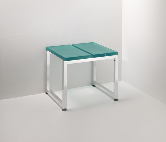 Linea Alu | 2 module bench | Bath stools / benches | EFFE PERFECT WELLNESS