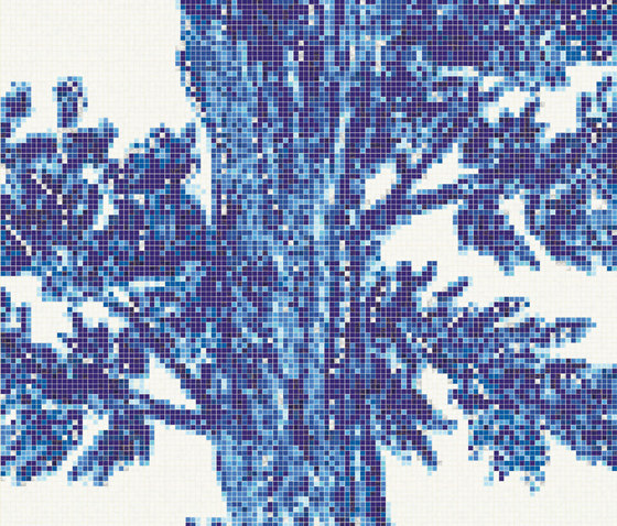 Jardin Bleu F | Mosaici vetro | Bisazza
