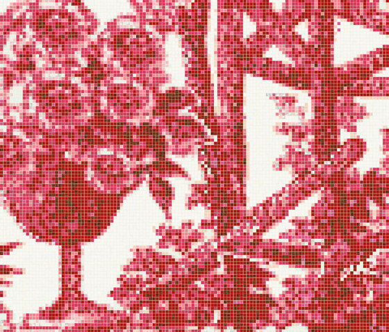 Jardin Rouge C | Mosaici vetro | Bisazza