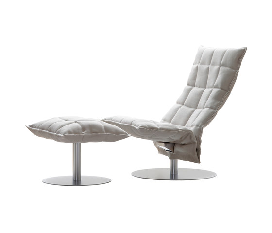 k Chair | narrow | with k Ottoman | Fauteuils | Woodnotes
