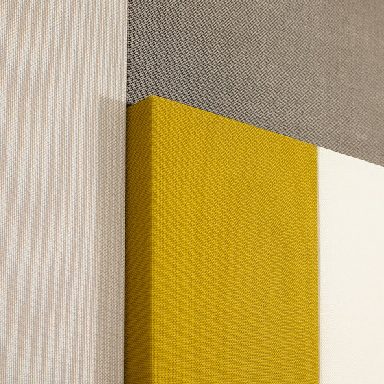 Whisper | Acoustic Panel Collage | Sound absorbing objects | Woodnotes