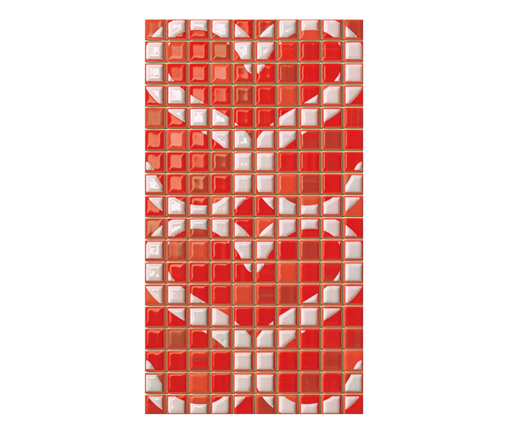 Pop Up Heart Red Inserto* | Ceramic mosaics | Fap Ceramiche