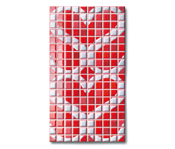 Pop Up Heart Red Inserto* | Mosaici ceramica | Fap Ceramiche