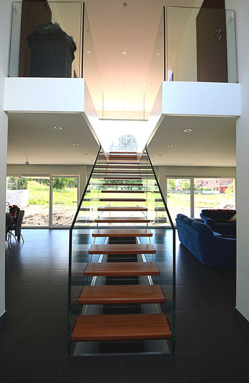 Mistral Freestanding 2 by Siller Treppen | Staircase systems