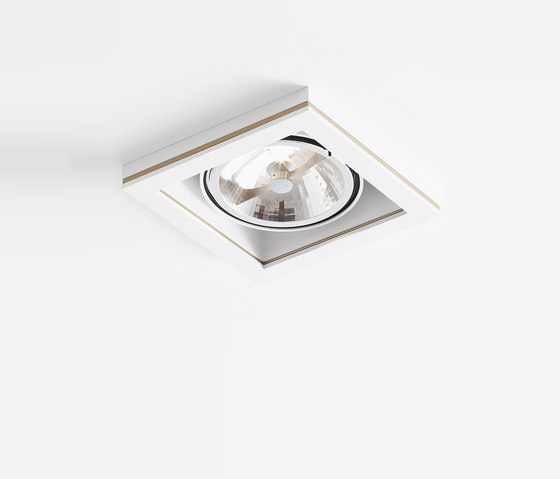 Cocoz square QR111 white | Lámparas empotrables de techo | Wever & Ducré