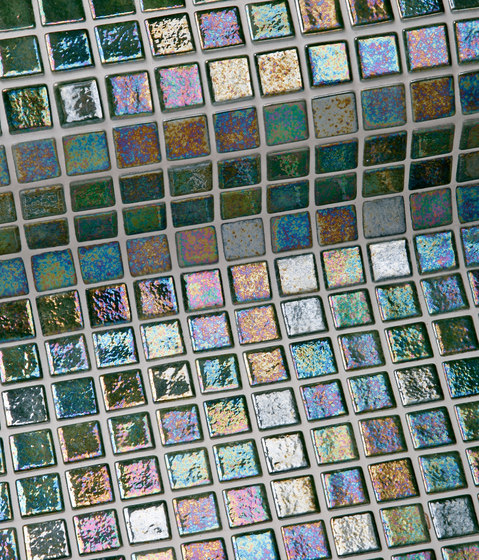 Iris Green Pearl | Glass mosaics | Ezarri