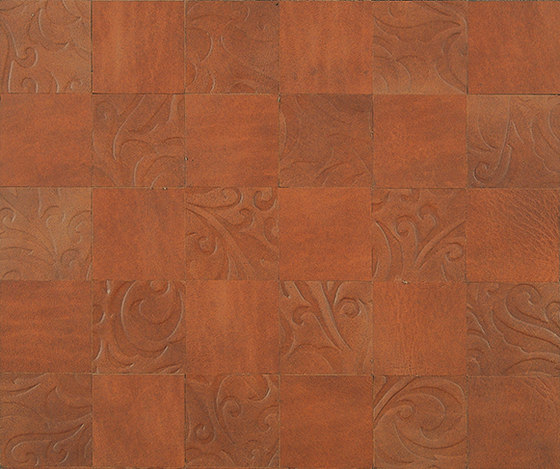 Kaleidos Chips Mogano-Giglio | Leather tiles | Nextep Leathers
