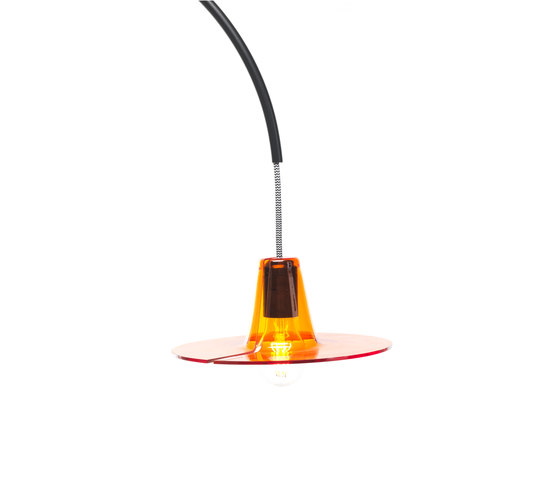 Jupe | diffusore piatto arancione | Lampade sospensione | Skitsch by Hub Design