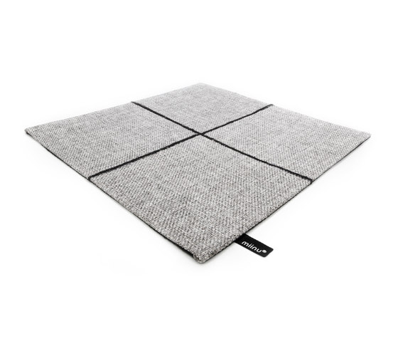 Crossline silver gray | Tappeti / Tappeti design | Miinu