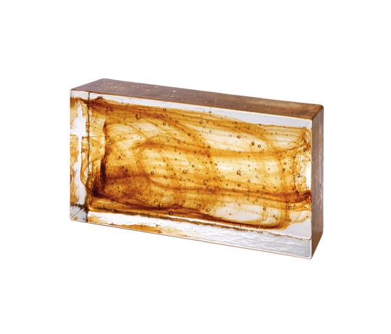 Mattoni in vetro | Classic amber | Decorative glass | Poesia